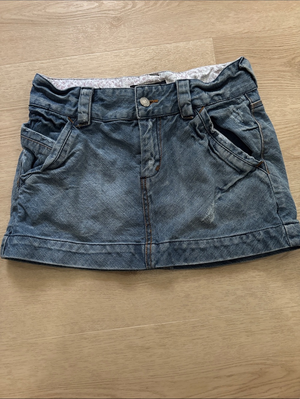 Girls Denim Skirt - Blue